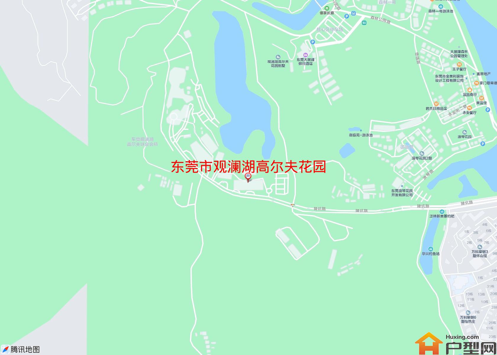 观澜湖高尔夫花园小区 - 户型网