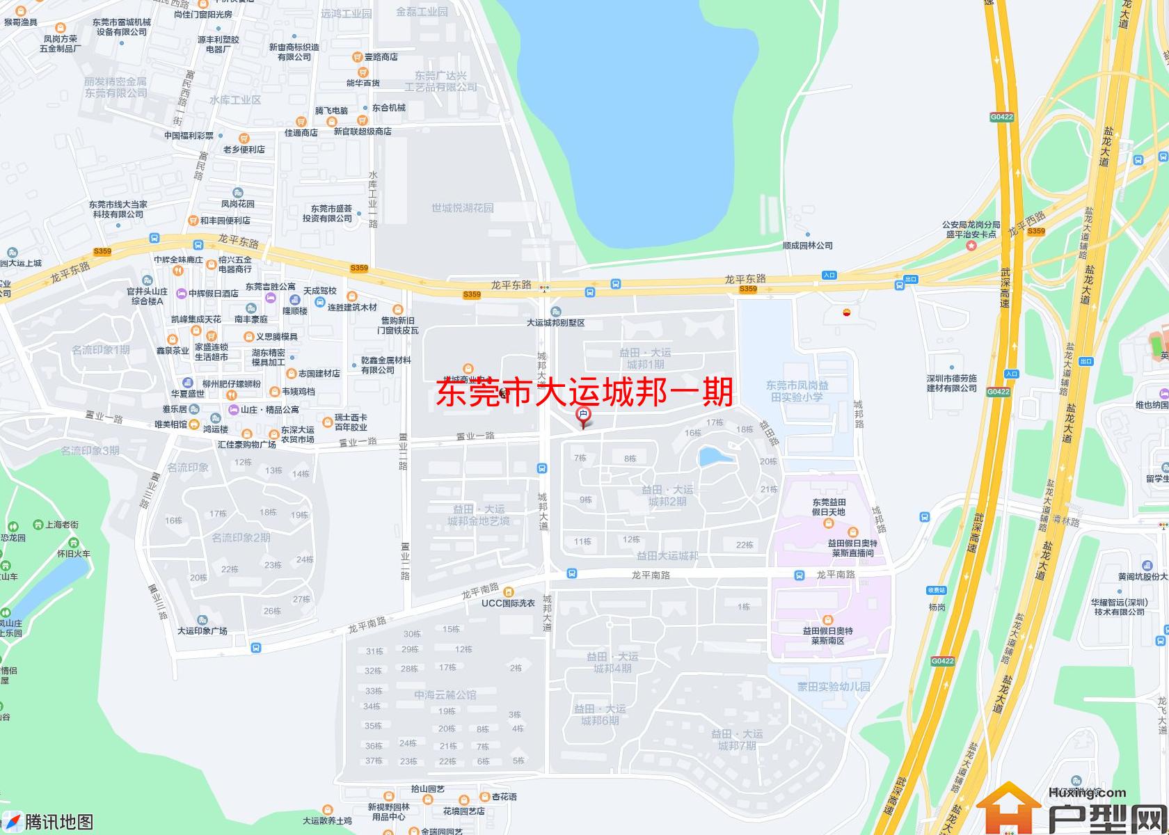 大运城邦一期小区 - 户型网