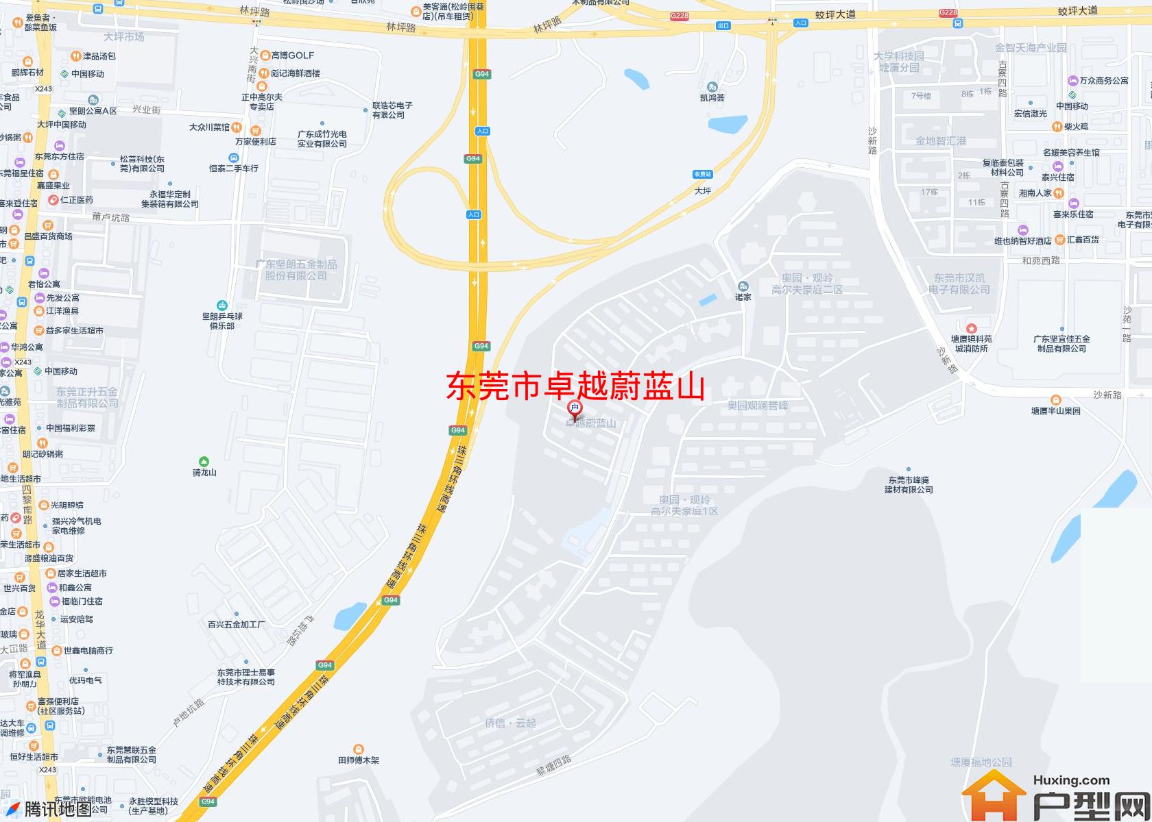 卓越蔚蓝山小区 - 户型网