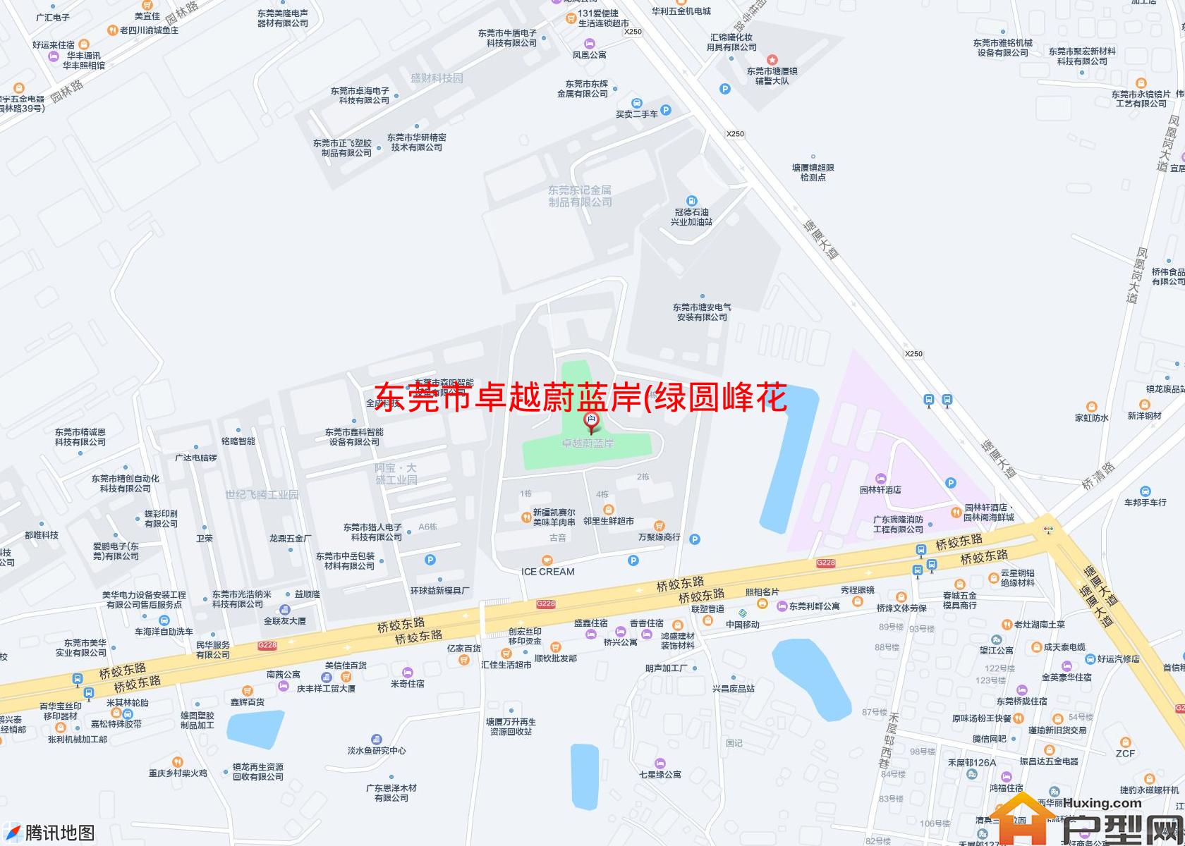 卓越蔚蓝岸(绿圆峰花园)小区 - 户型网