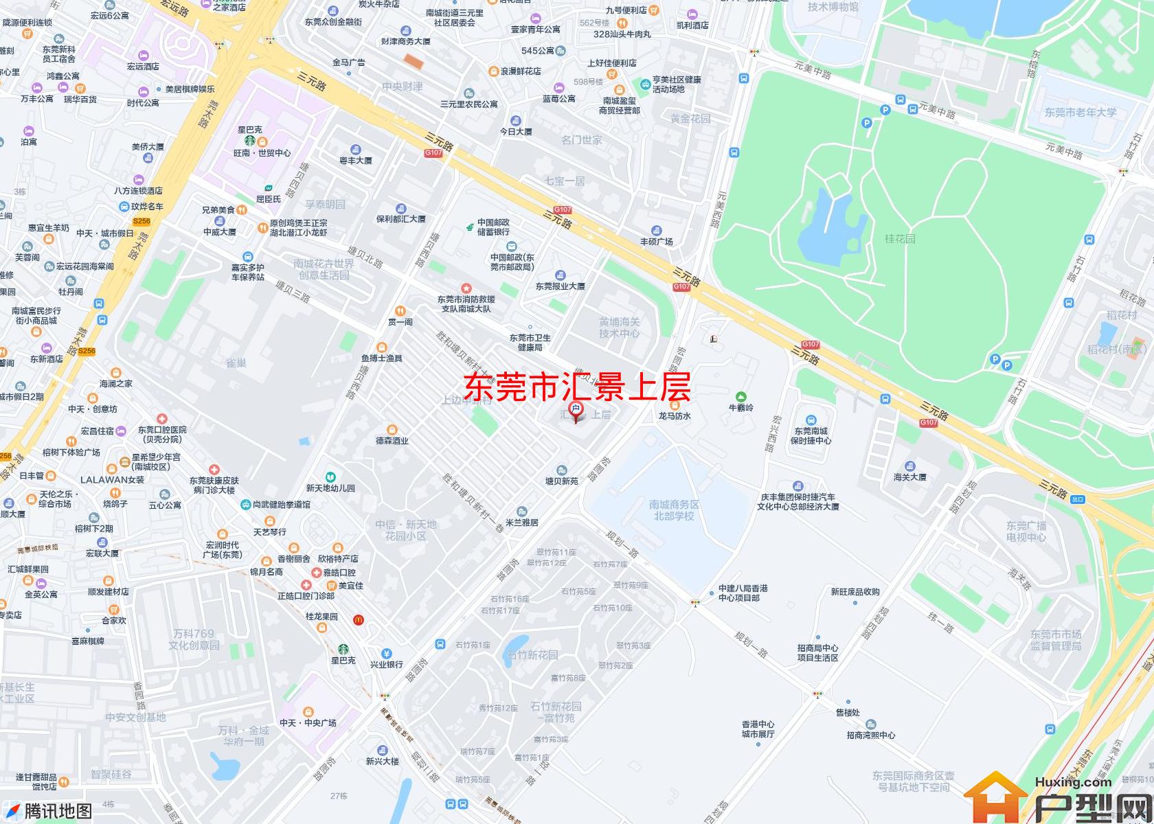 汇景上层小区 - 户型网