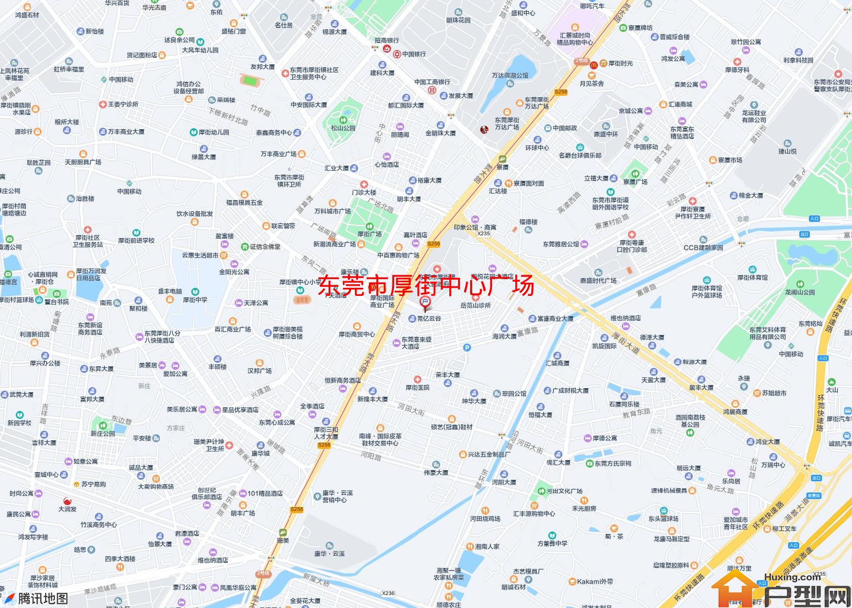 厚街中心广场小区 - 户型网