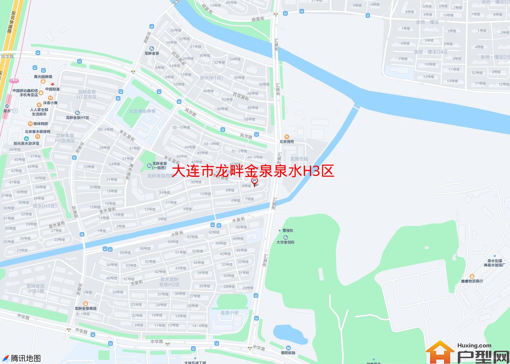 龙畔金泉泉水H3区小区 - 户型网