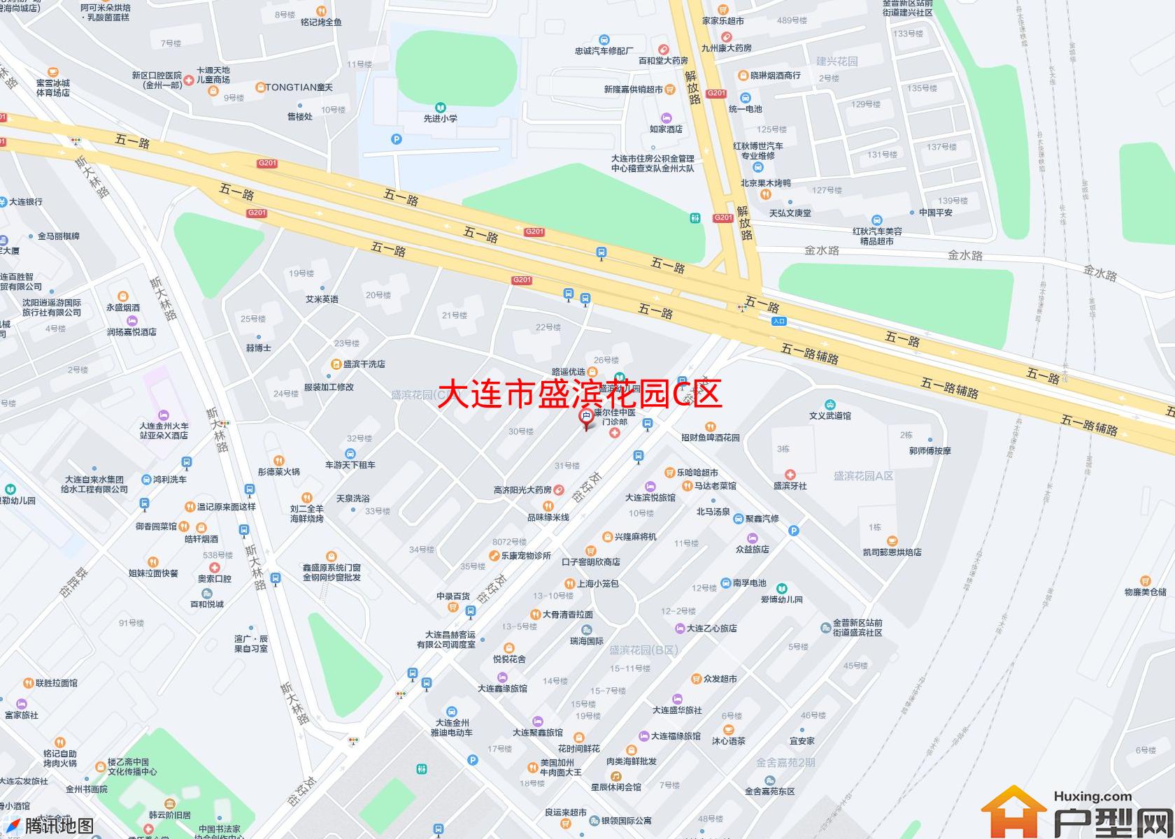盛滨花园C区小区 - 户型网
