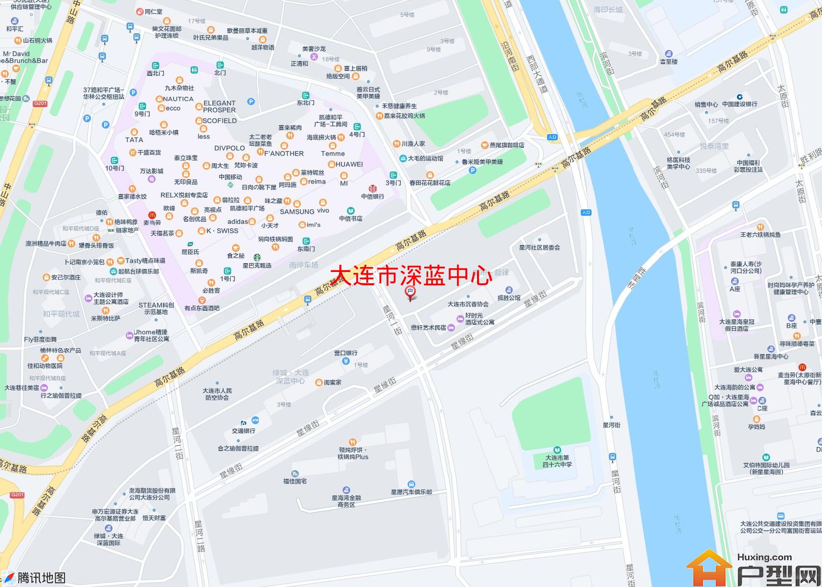 深蓝中心小区 - 户型网