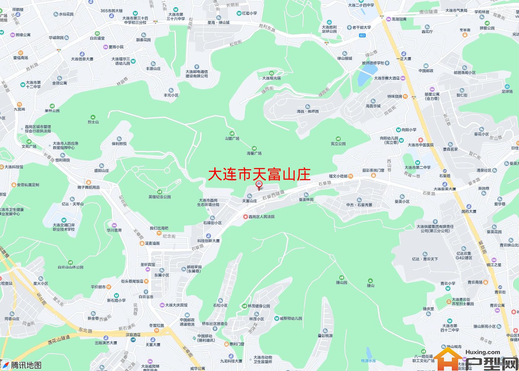 天富山庄小区 - 户型网