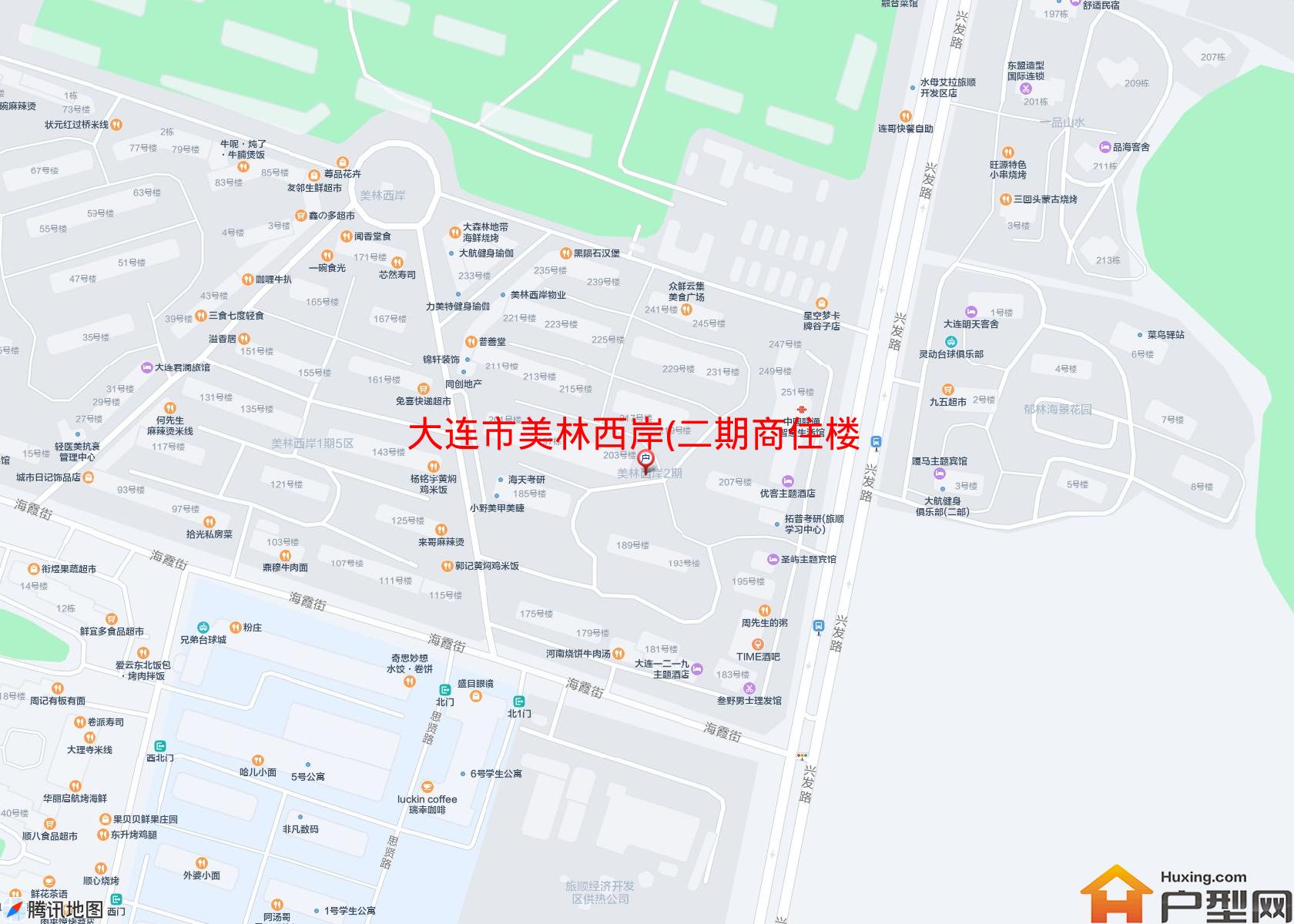 美林西岸(二期商住楼)小区 - 户型网