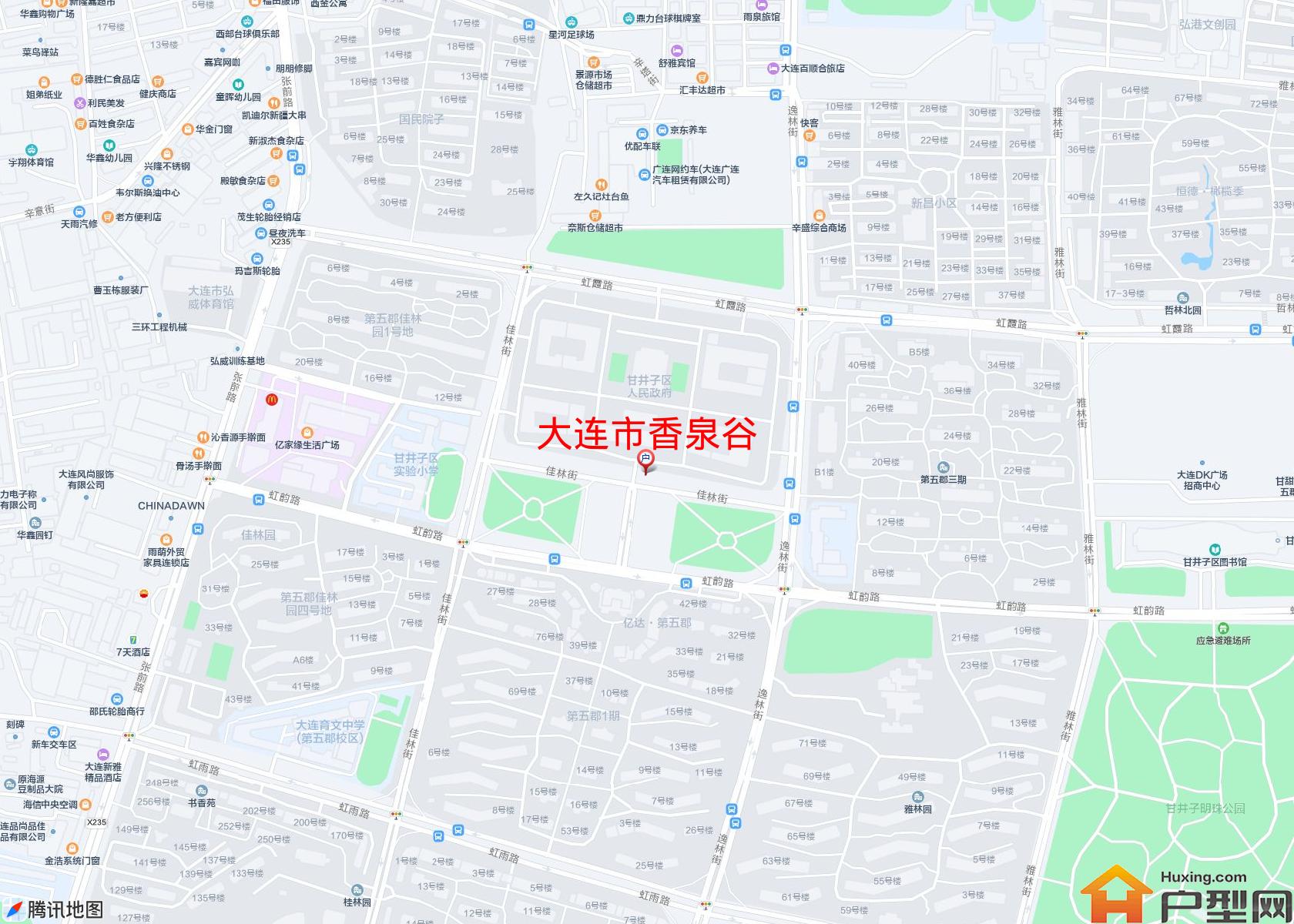 香泉谷小区 - 户型网