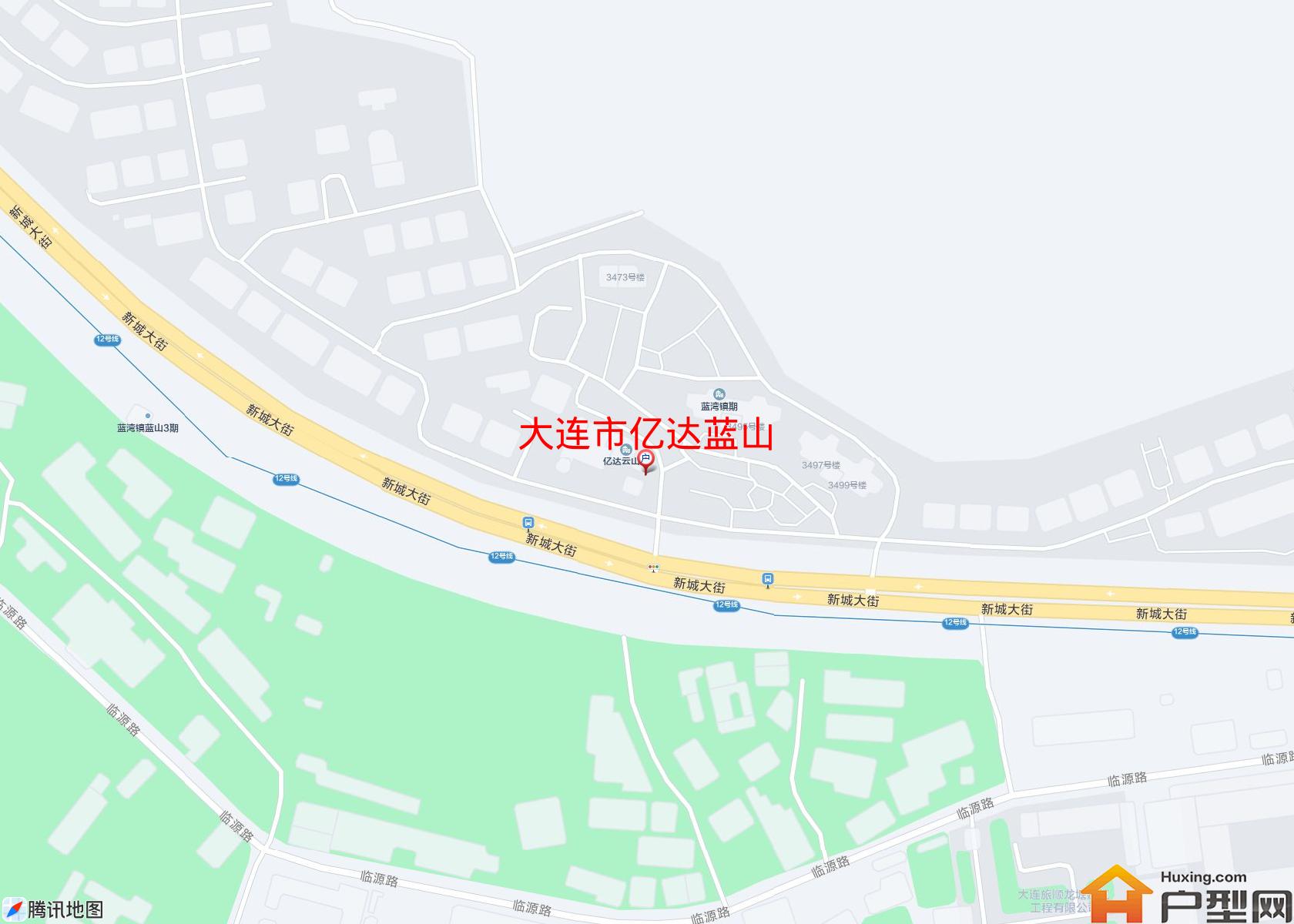 亿达蓝山小区 - 户型网