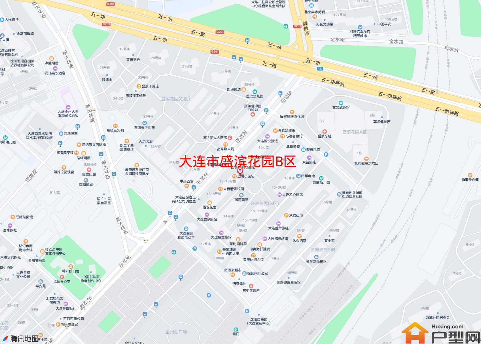 盛滨花园B区小区 - 户型网