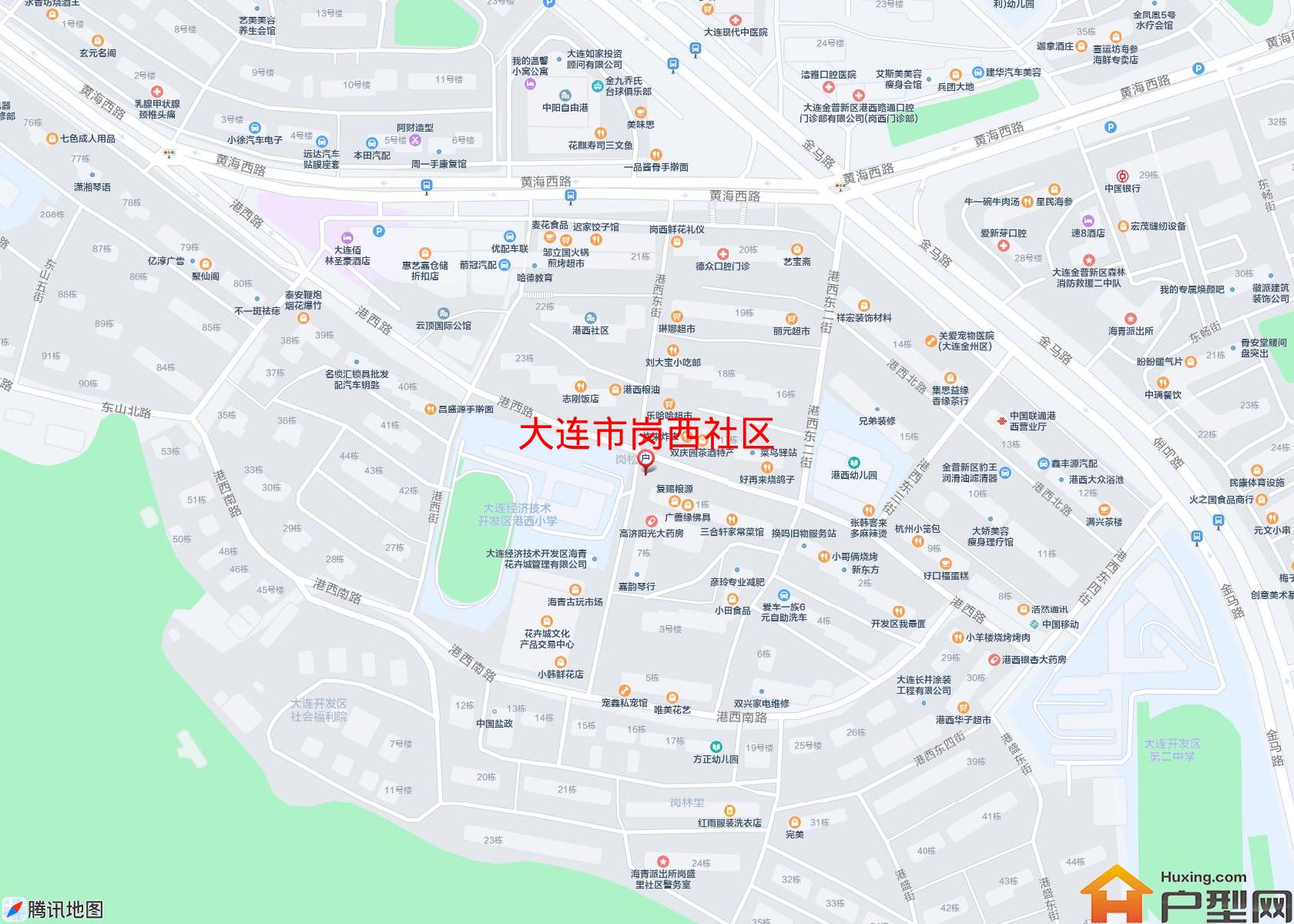 岗西社区小区 - 户型网