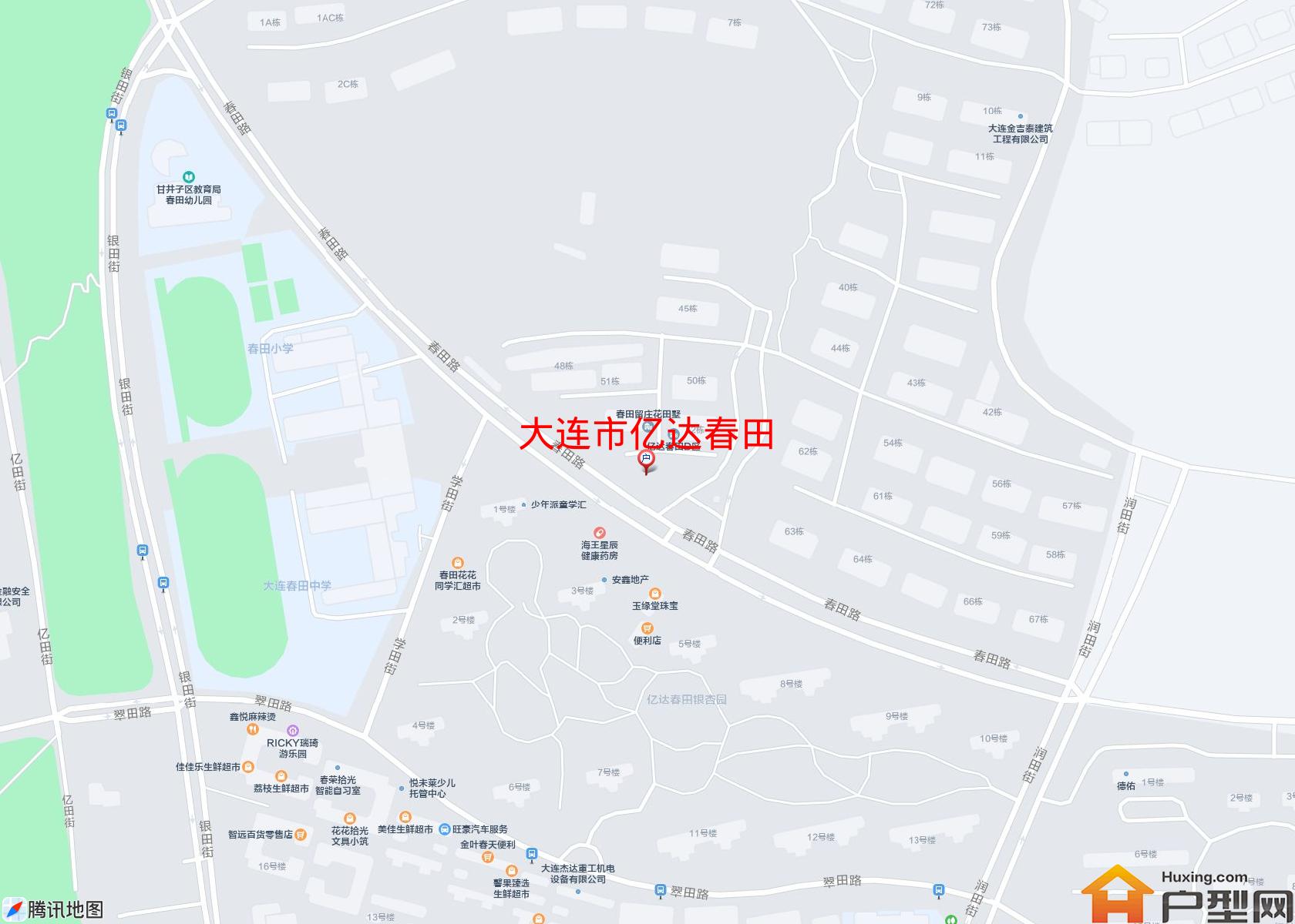 亿达春田小区 - 户型网