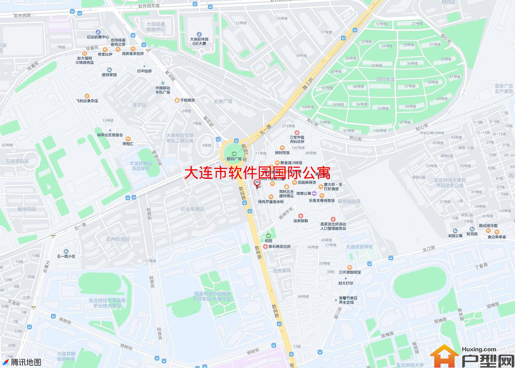 软件园国际公寓小区 - 户型网 软件园国际公寓小区 - 户型网