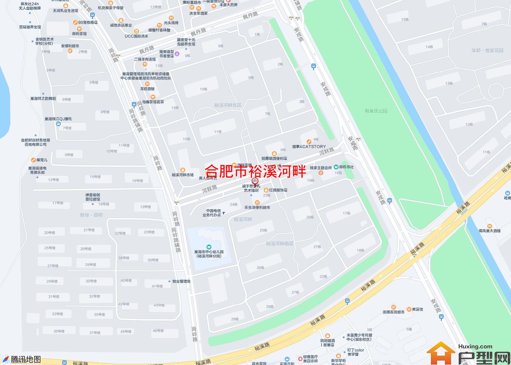 裕溪河畔小区 - 户型网