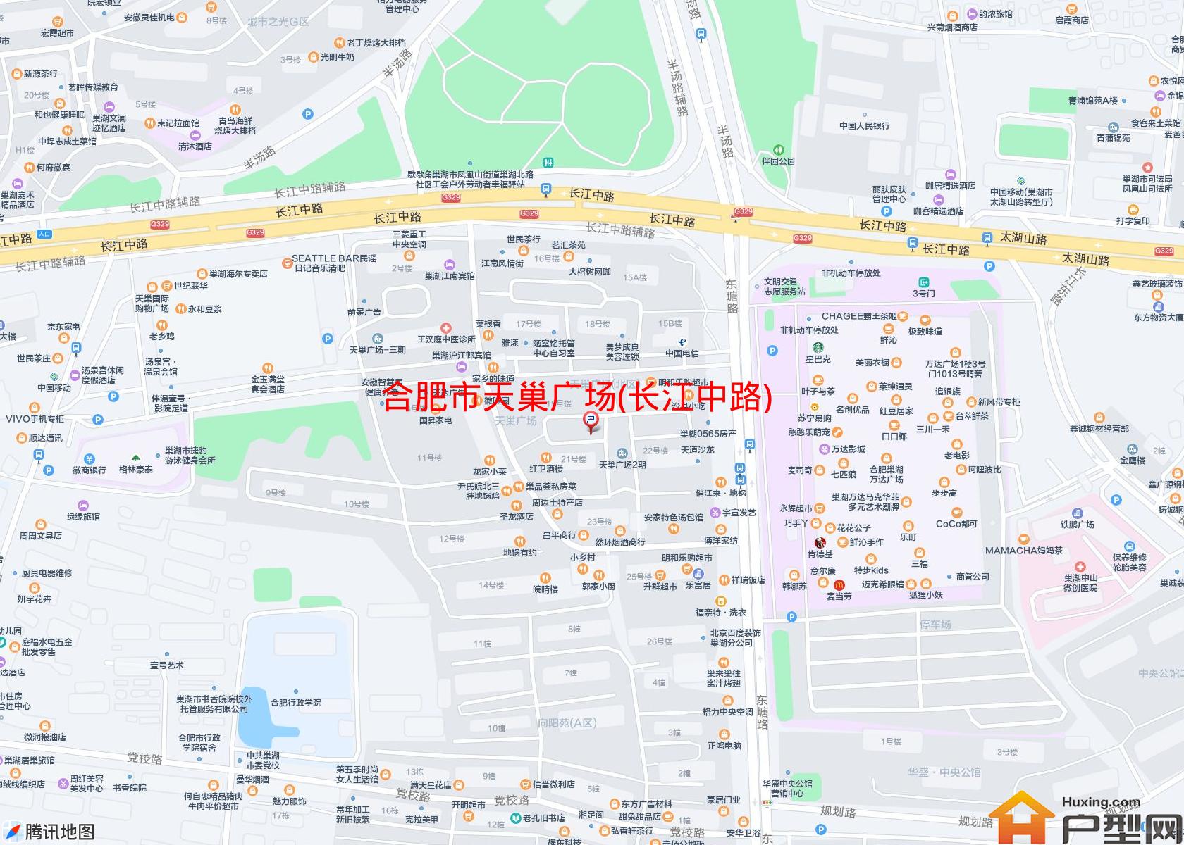 天巢广场(长江中路)小区 - 户型网