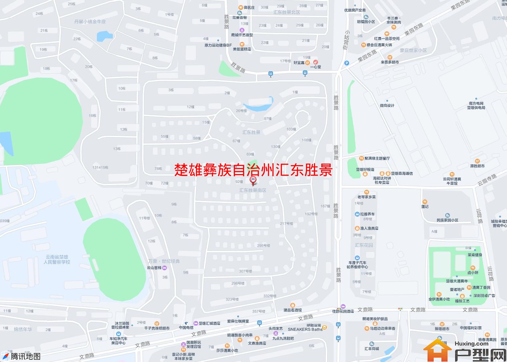 汇东胜景小区 - 户型网