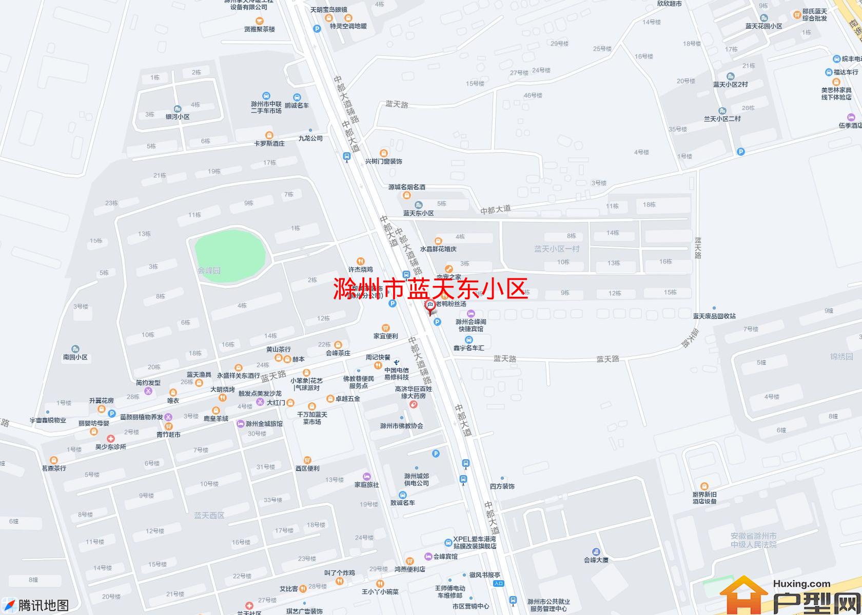 蓝天东小区小区 - 户型网
