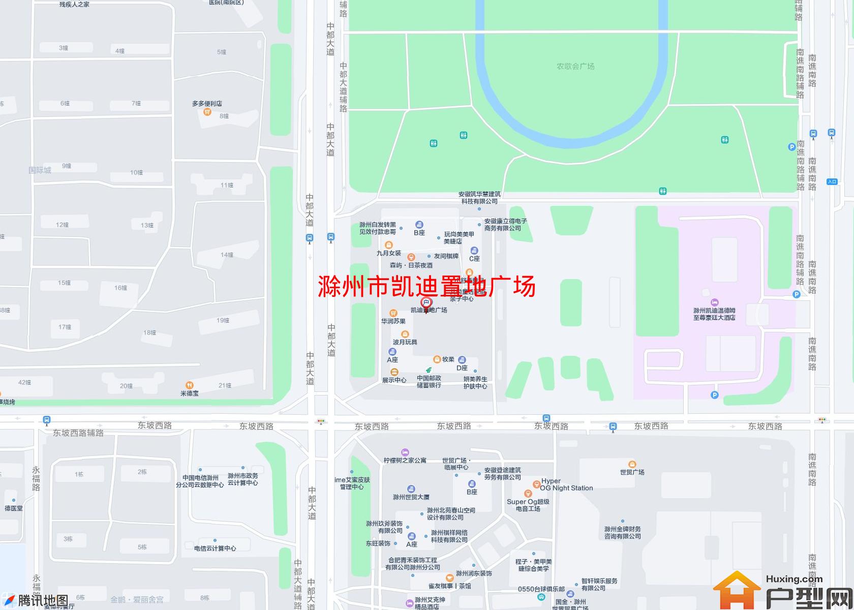 凯迪置地广场小区 - 户型网
