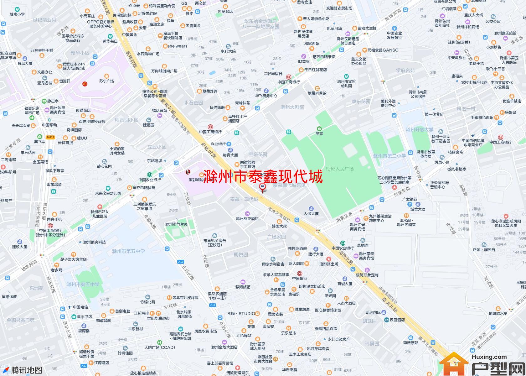 泰鑫现代城小区 - 户型网