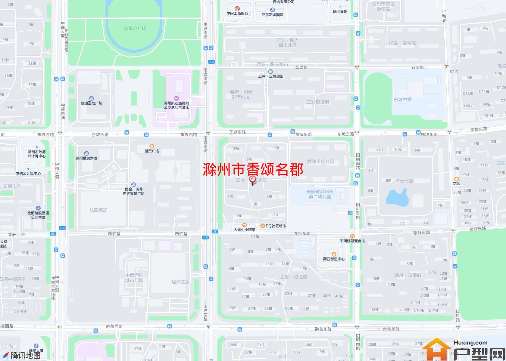香颂名郡小区 - 户型网