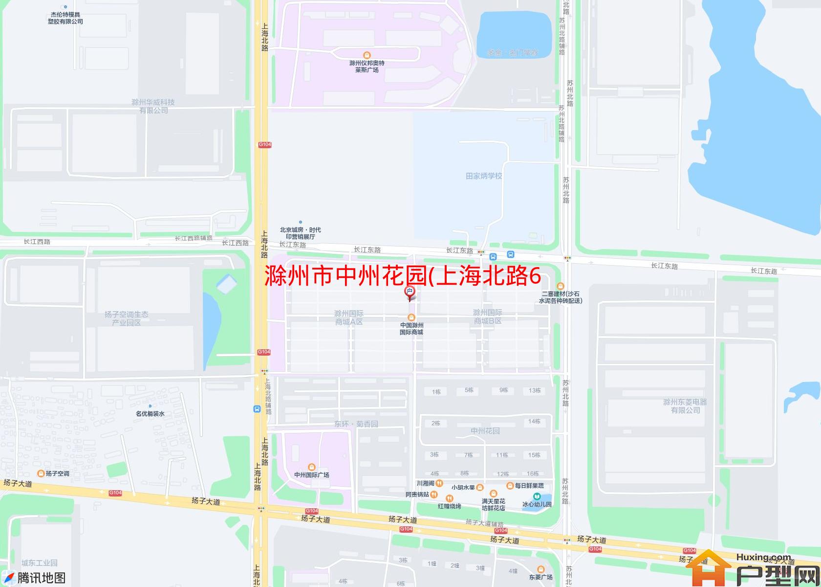 中州花园(上海北路611号)小区 - 户型网