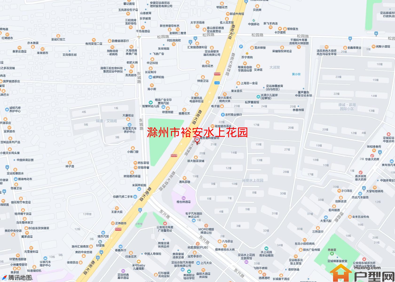 裕安水上花园小区 - 户型网