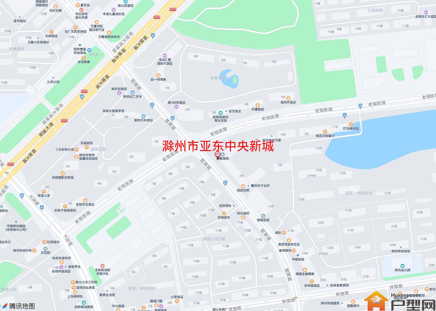 亚东中央新城小区 - 户型网