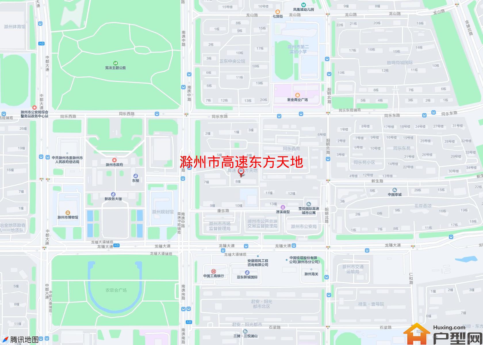 高速东方天地小区 - 户型网