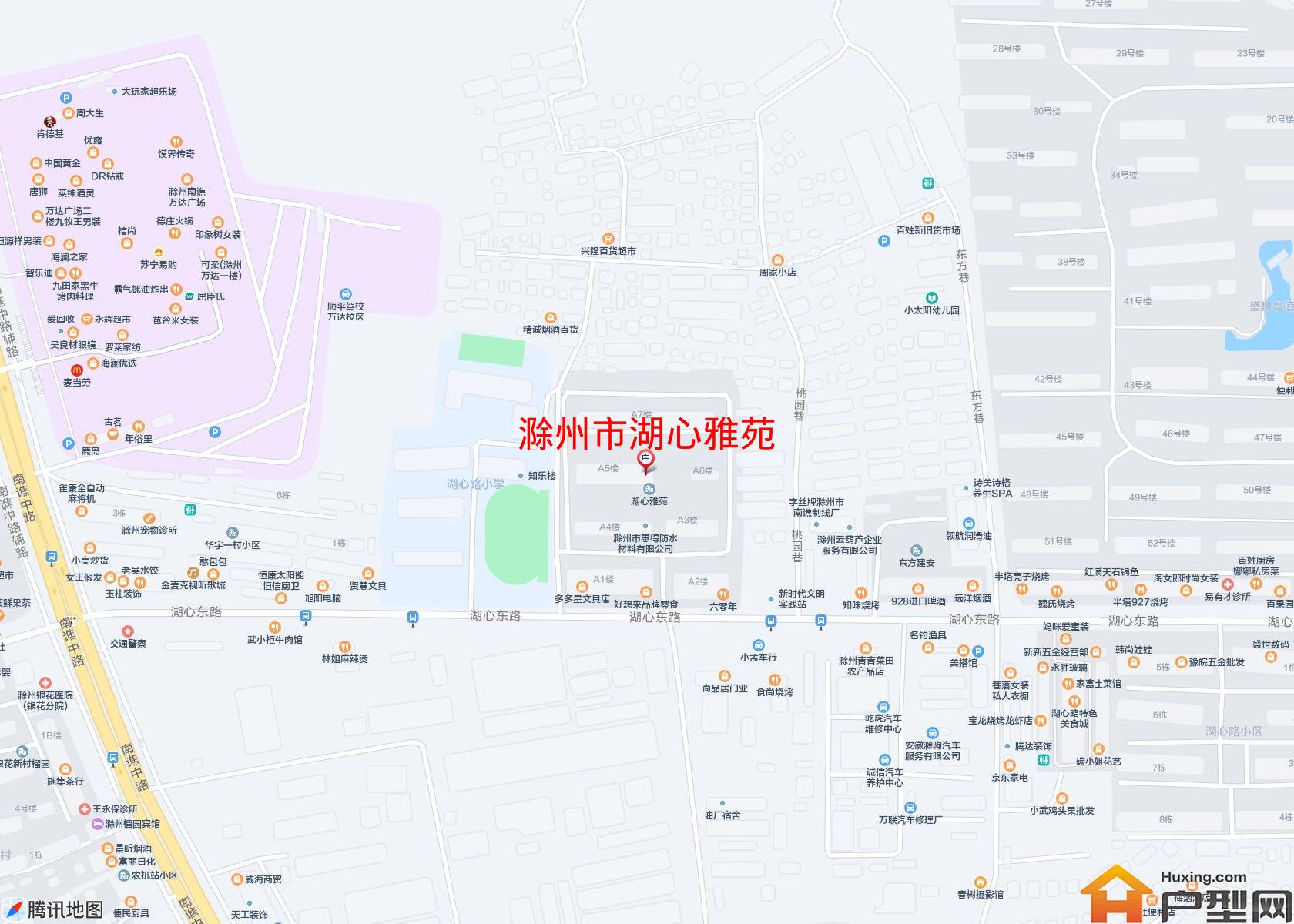 湖心雅苑小区 - 户型网