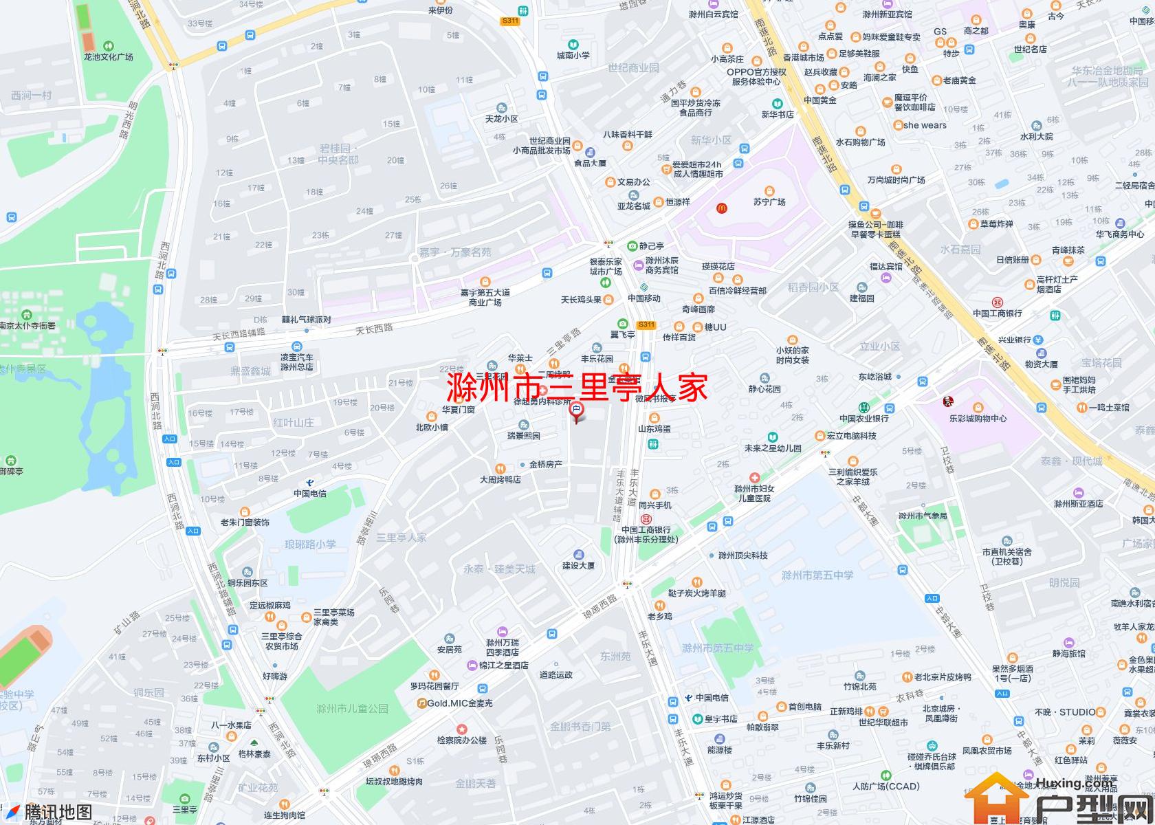 三里亭人家小区 - 户型网