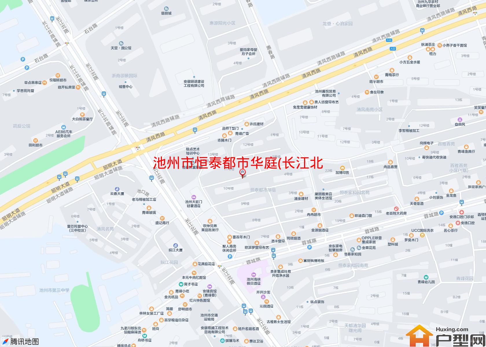 恒泰都市华庭(长江北路)小区 - 户型网
