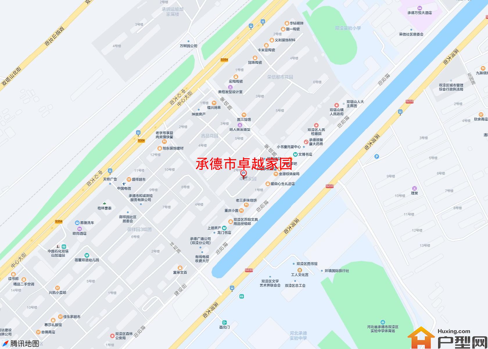 卓越家园小区 - 户型网