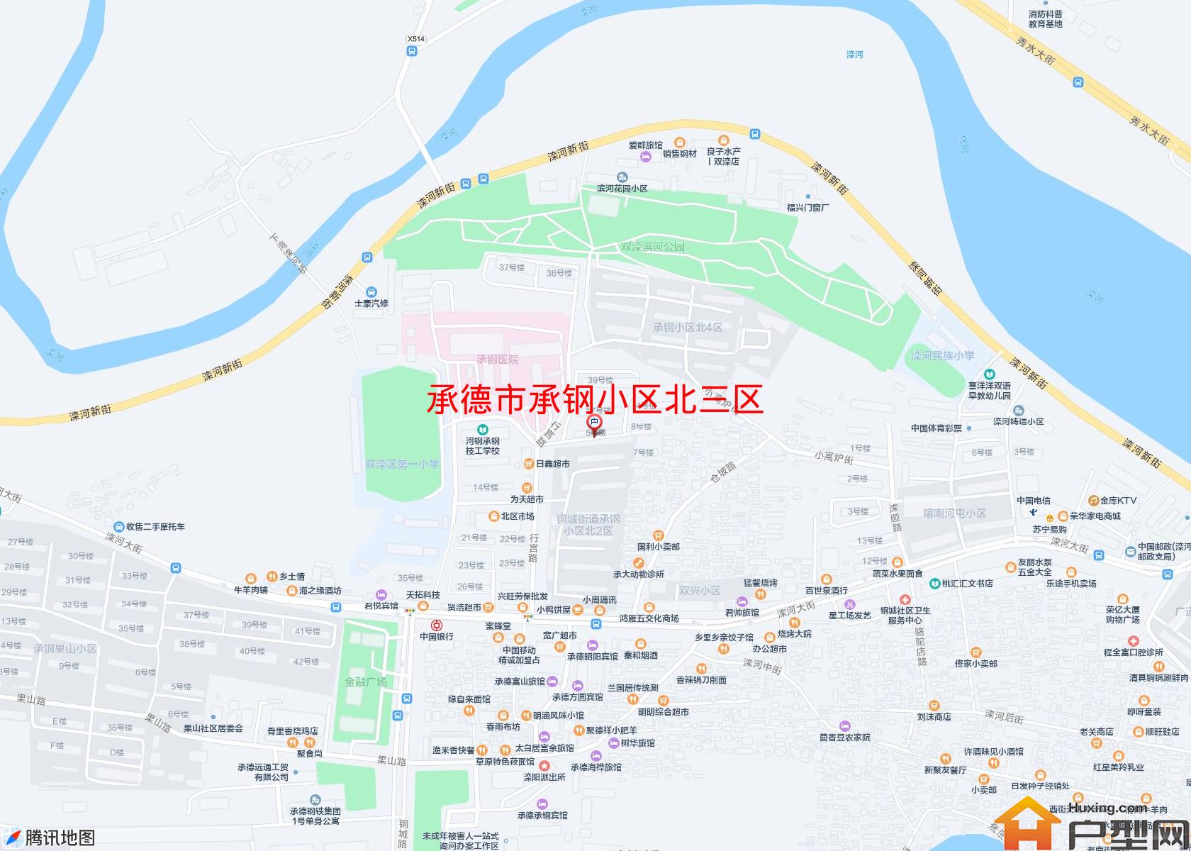 承钢小区北三区小区 - 户型网