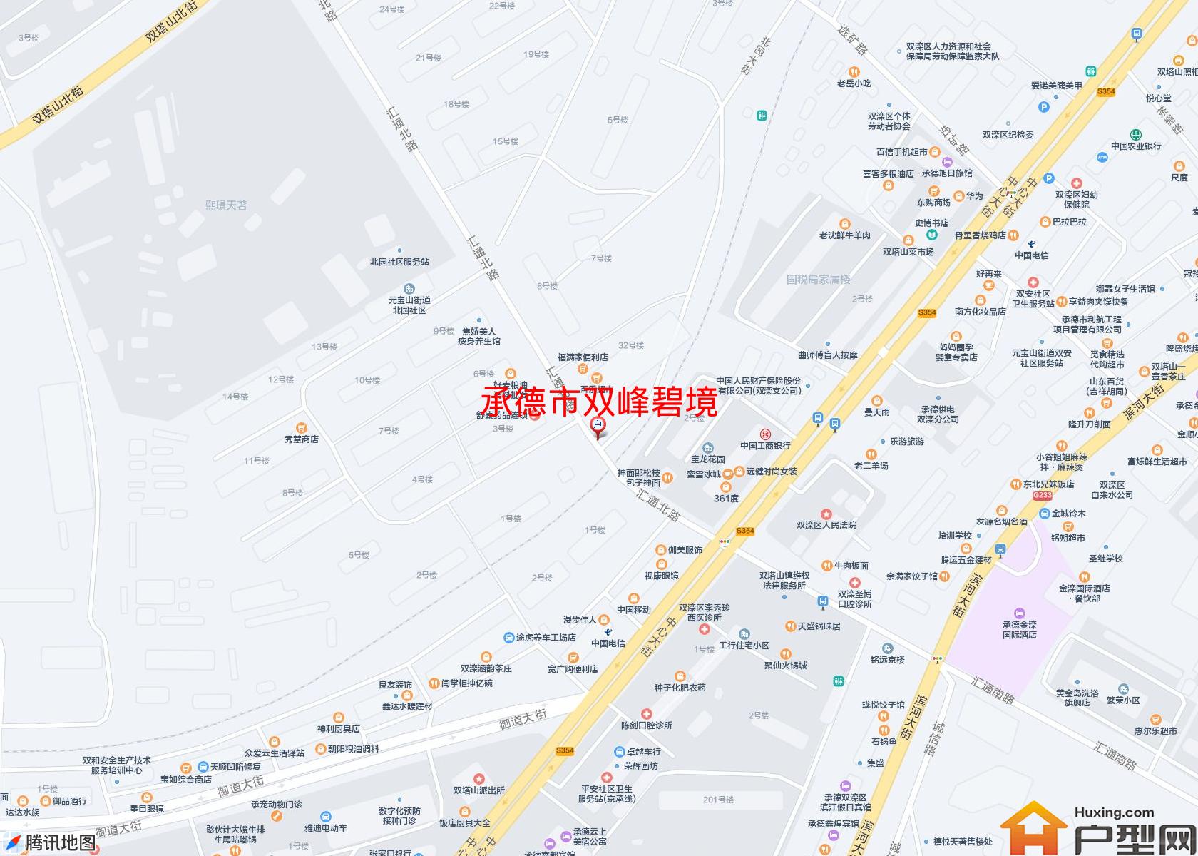 双峰碧境小区 - 户型网