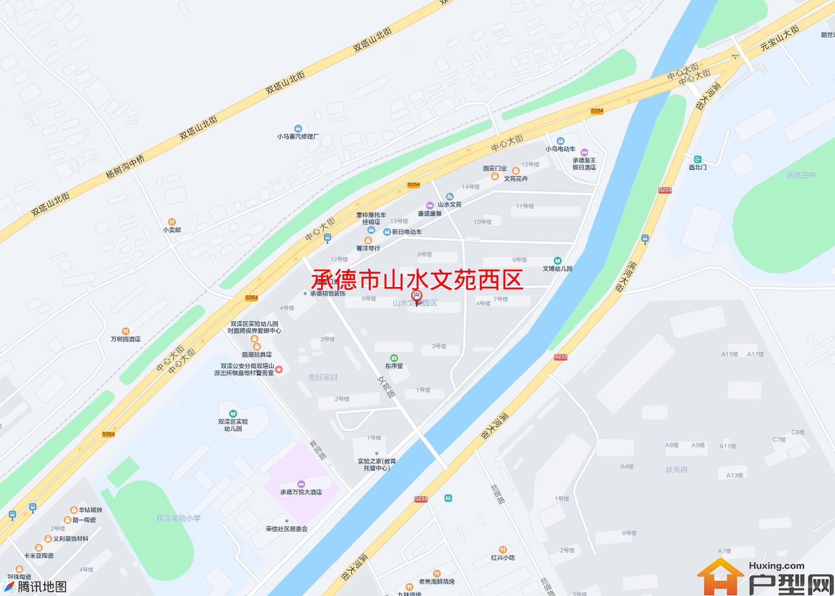 山水文苑西区小区 - 户型网