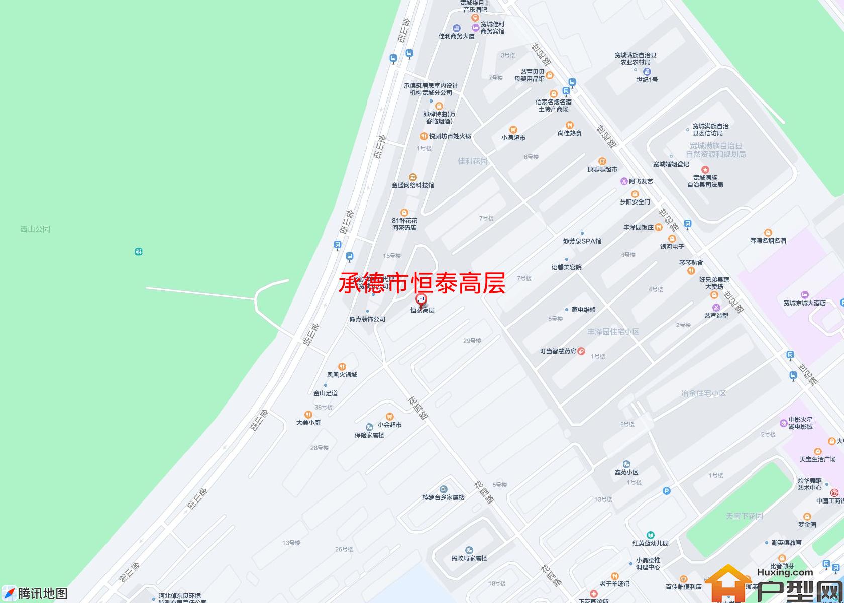 恒泰高层小区 - 户型网