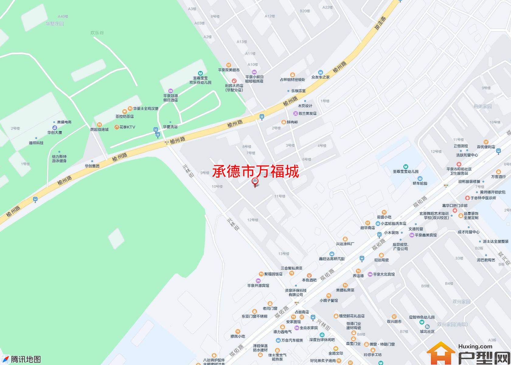 万福城小区 - 户型网