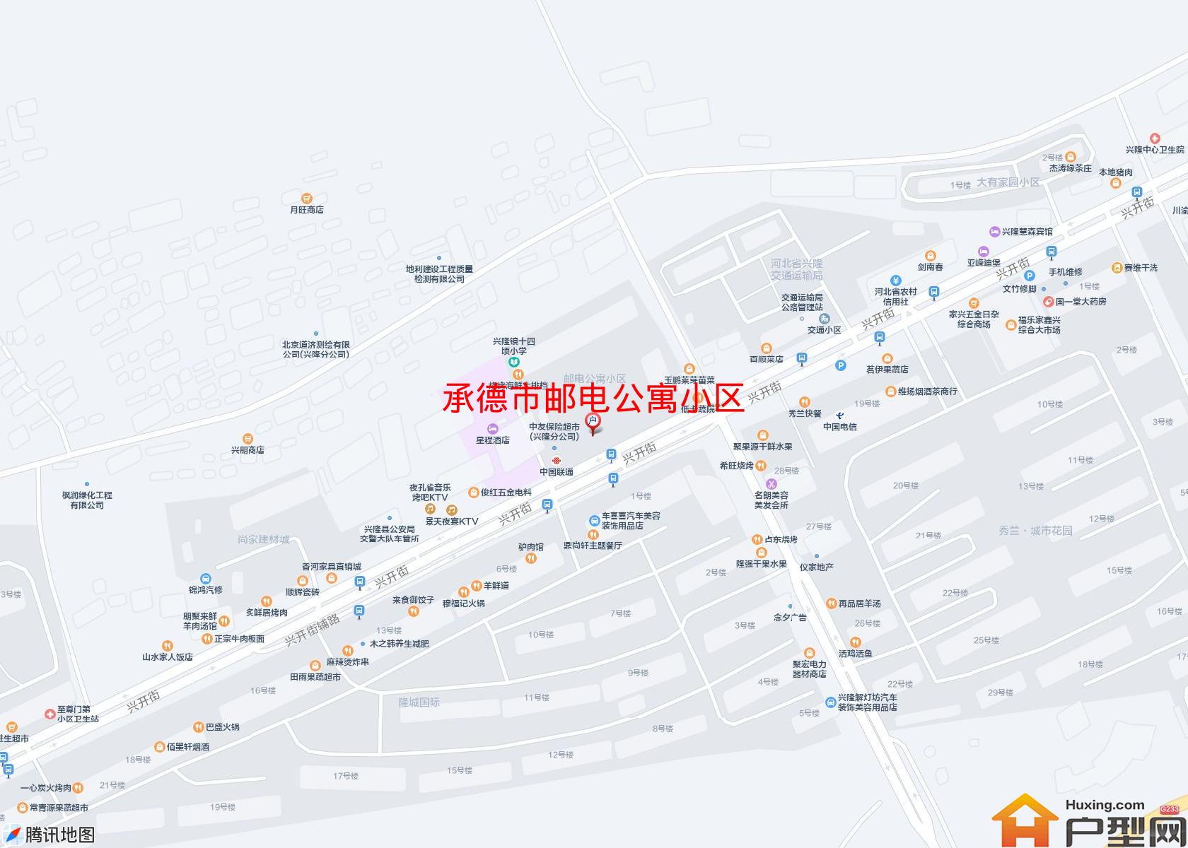 邮电公寓小区小区 - 户型网