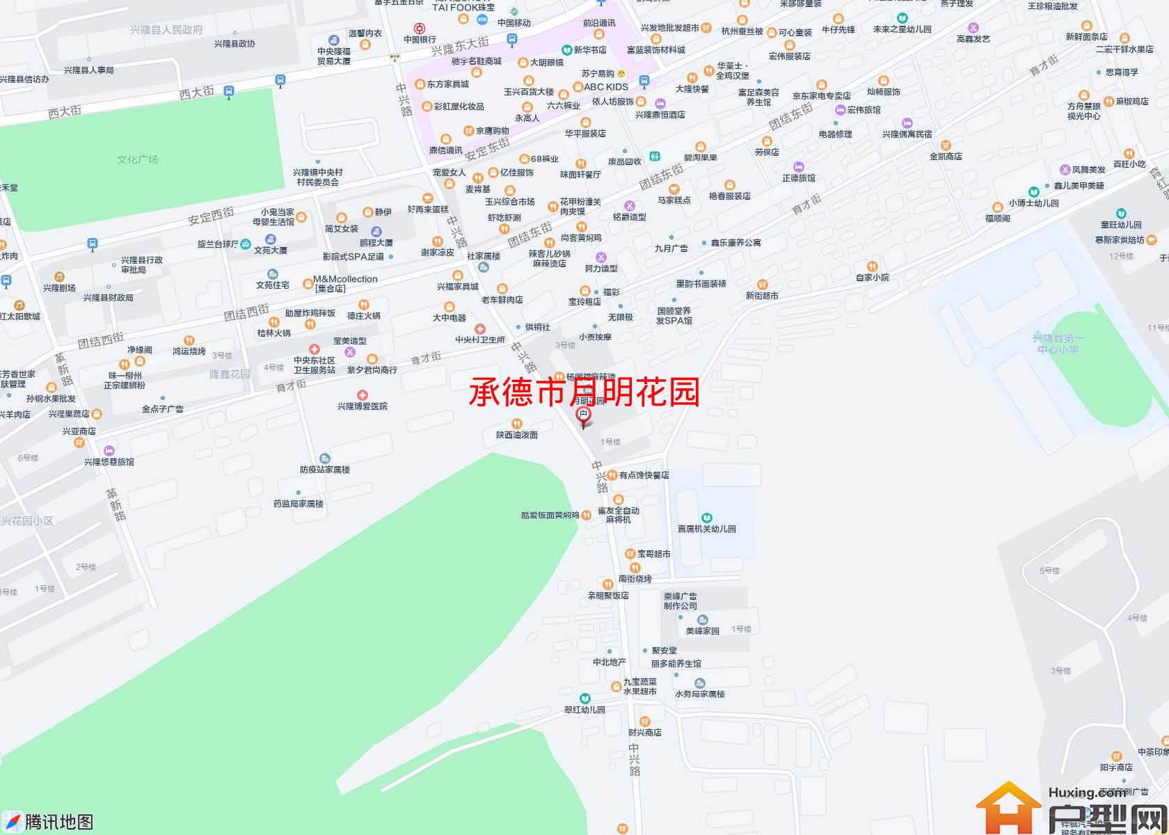 月明花园小区 - 户型网
