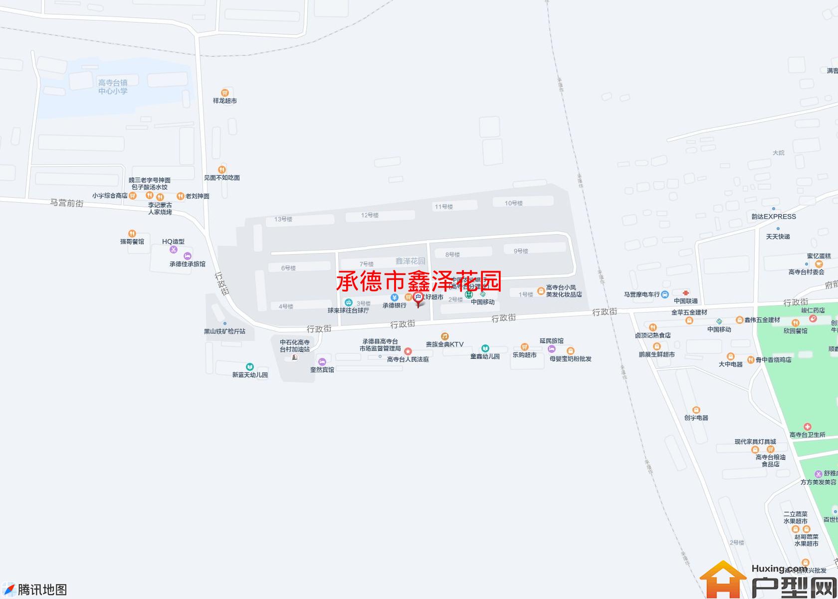 鑫泽花园小区 - 户型网
