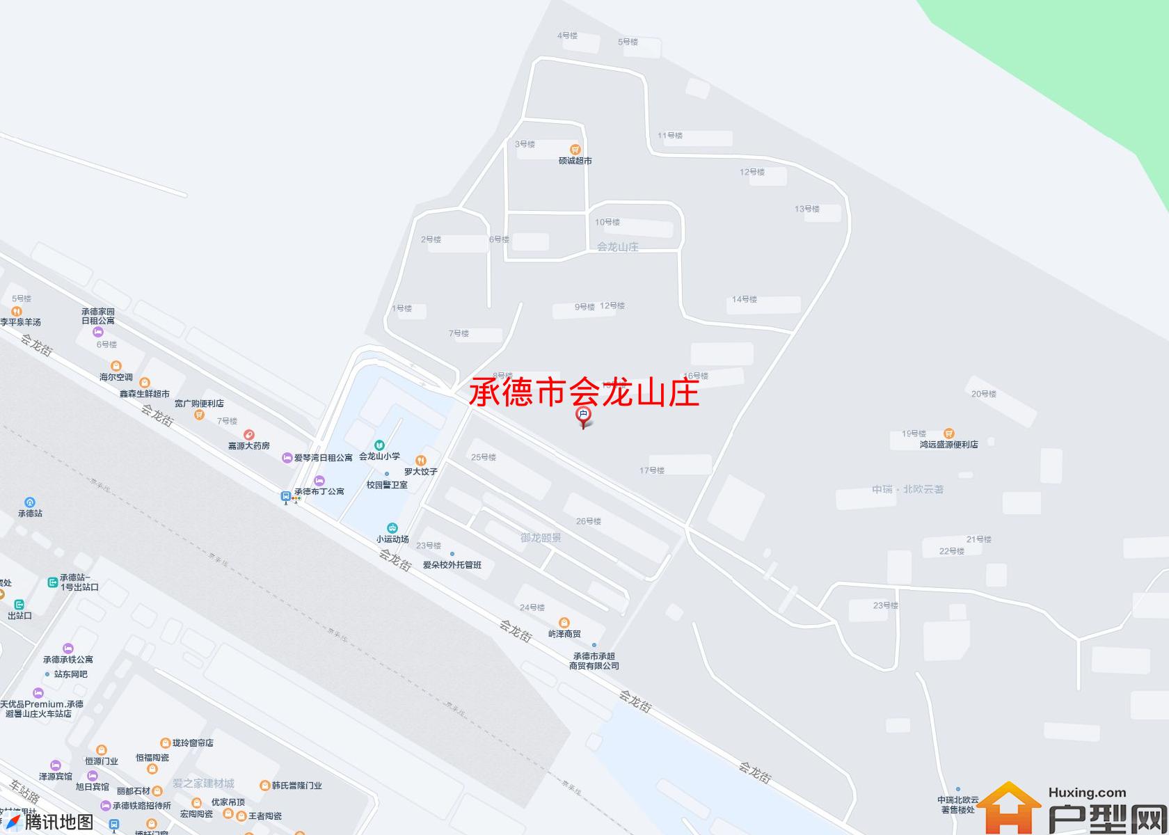 会龙山庄小区 - 户型网