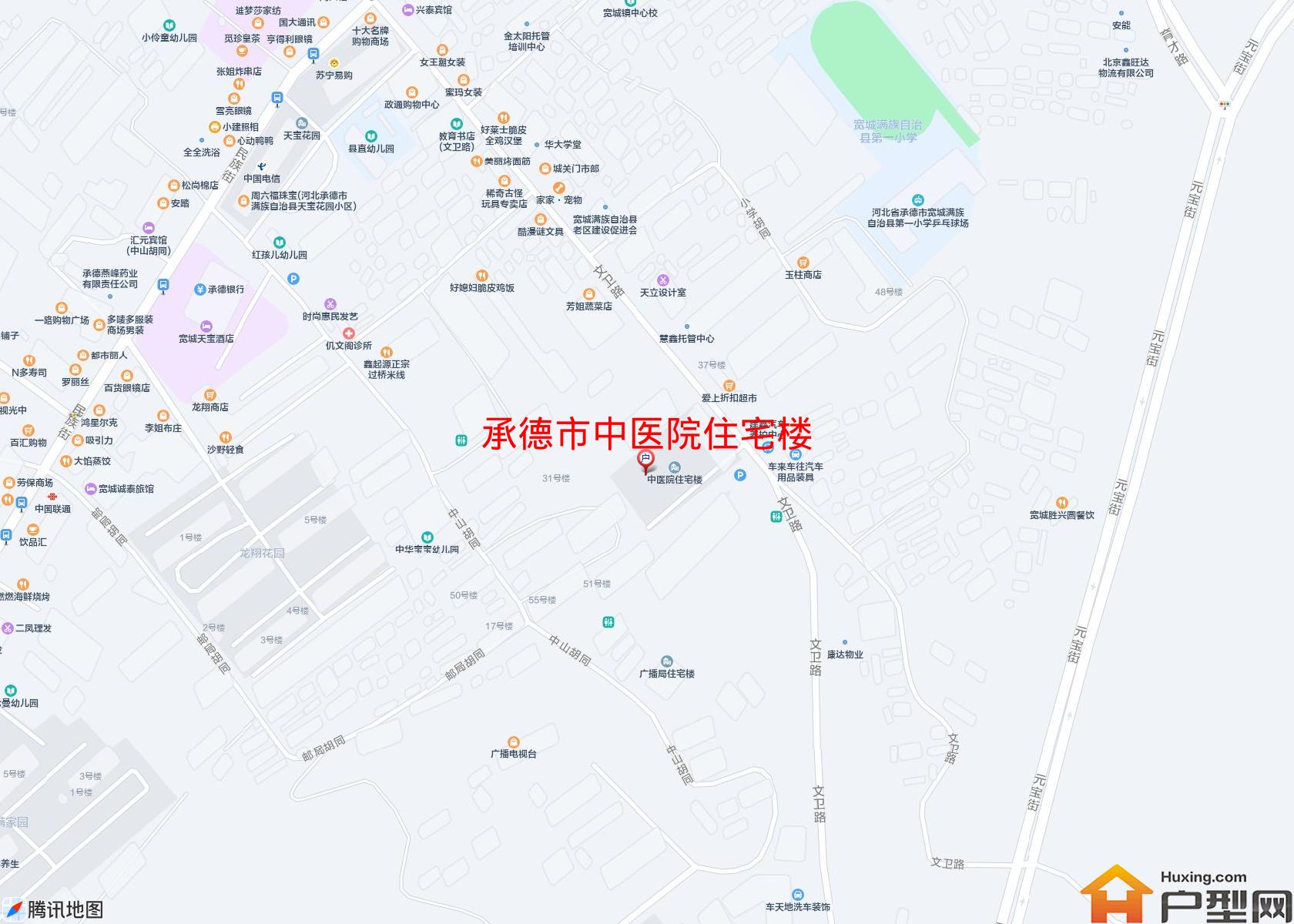 中医院住宅楼小区 - 户型网