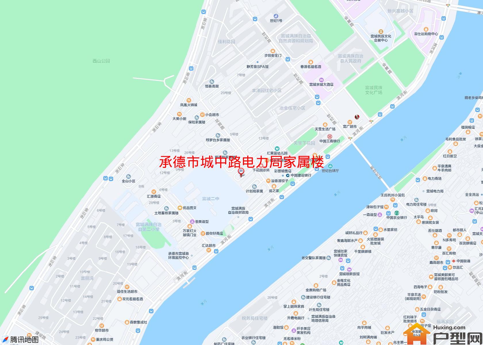 城中路电力局家属楼小区 - 户型网