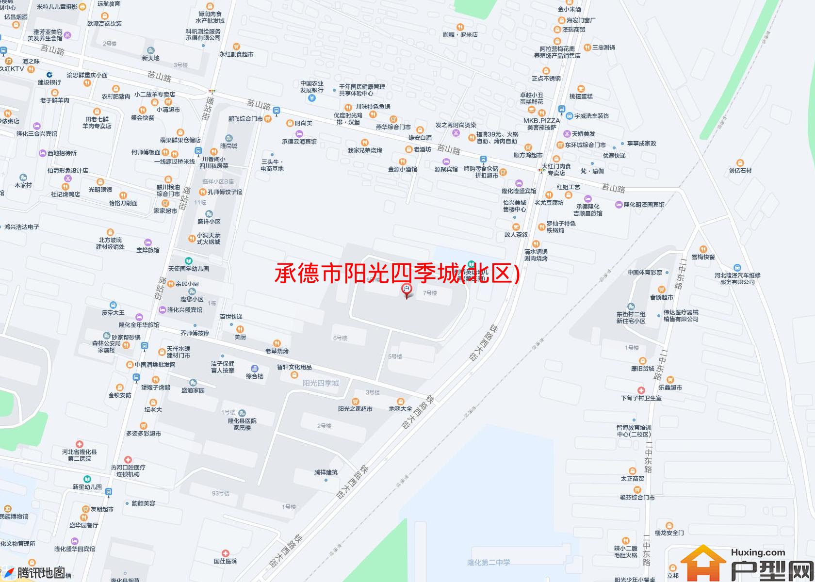 阳光四季城(北区)小区 - 户型网