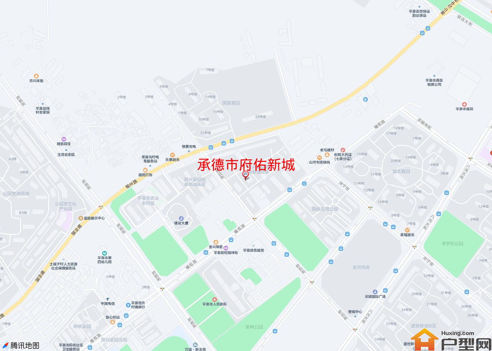 府佑新城小区 - 户型网