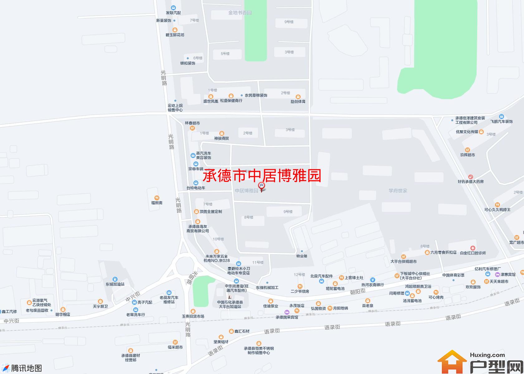 中居博雅园小区 - 户型网