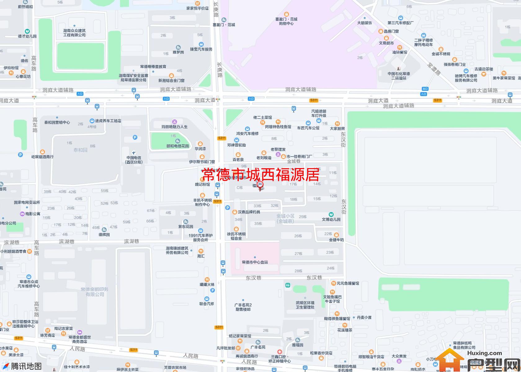 城西福源居小区 - 户型网