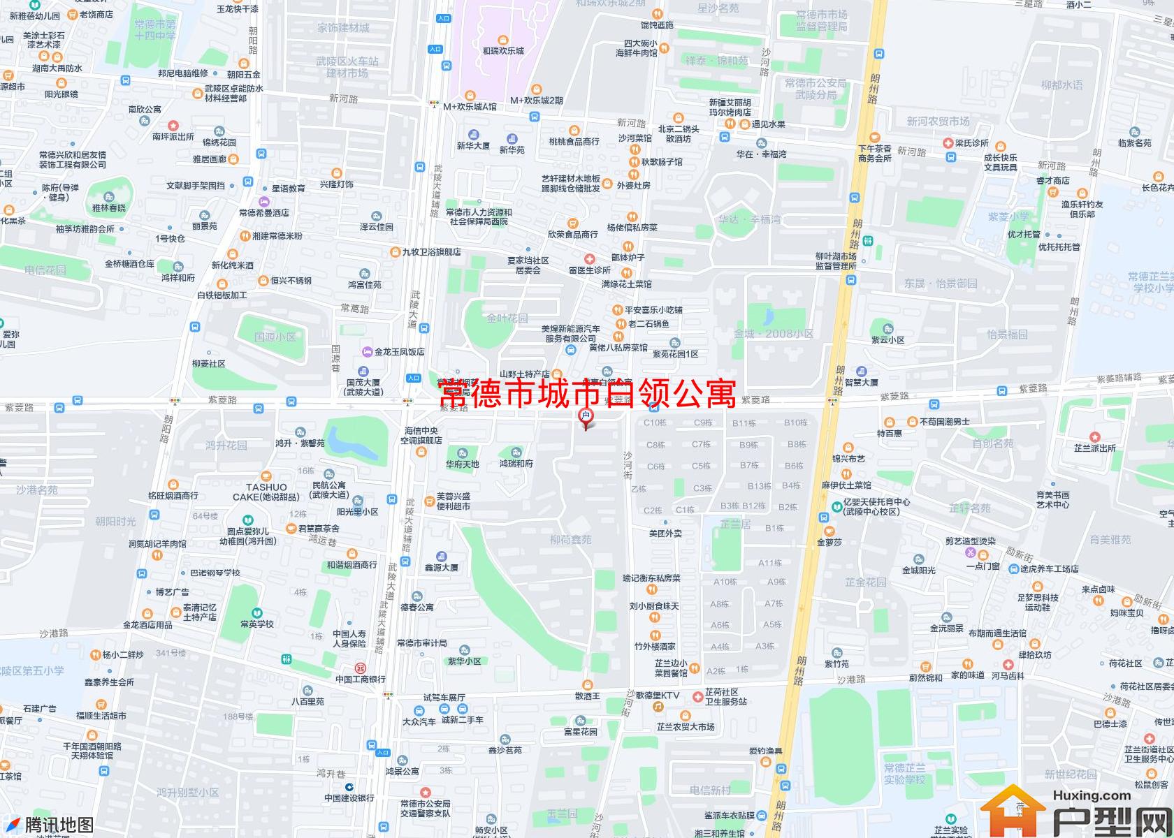 城市白领公寓小区 - 户型网