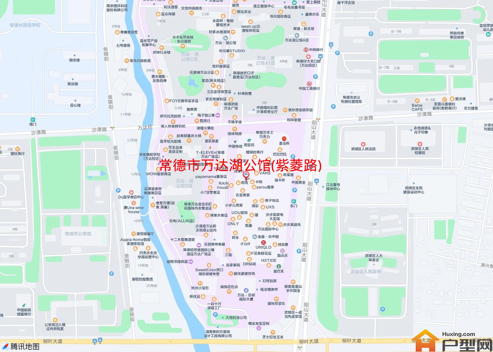 万达湖公馆(紫菱路)小区 - 户型网