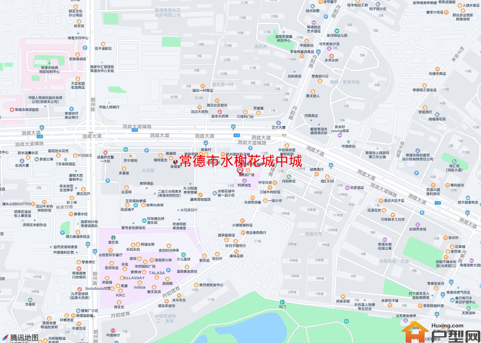 水榭花城中城小区 - 户型网